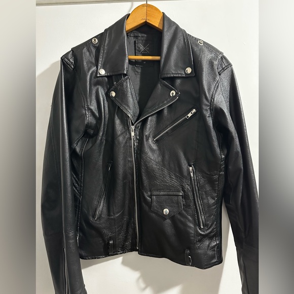 Deadwood leather jacket black - Picture 3 of 16